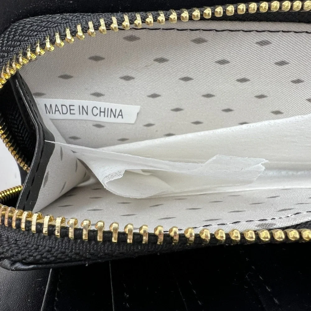 Vanessa Williams Black‎ Patent Leather Wallet NEW With Tag